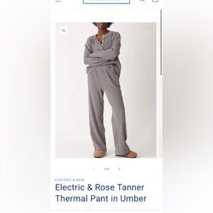 Electric & Rose Tanner Pant - Umber